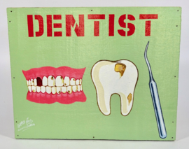 Uithangbord 50 x 40 cm, 'Dentist'