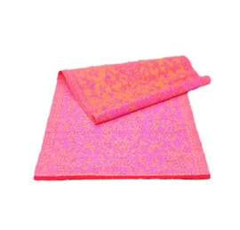 Plastic vloerkleed 90 x 180 cm Perzisch, roze/oranje