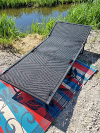 Owusu stretcher, effen zwart, ruit design