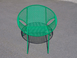 Owusu chair nr. 61 Ghanese kuipstoel donker groen