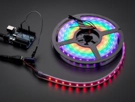 Adafruit NeoPixel Digital RGB LED Weatherproof Strip 60 LED -1m