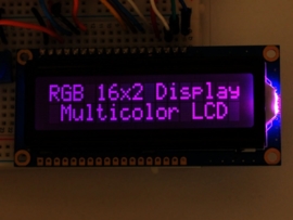 RGB backlight negative LCD 16x2 + extras