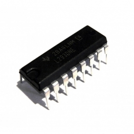 L293DNE: Dual H-Bridge IC - Solenoid, DC & Stepper Motor Driver