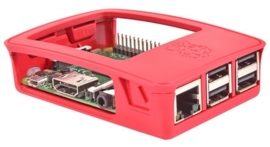 Official Raspberry Pi 3 Model B, 2 B, B+ Development Board Case, Red, White