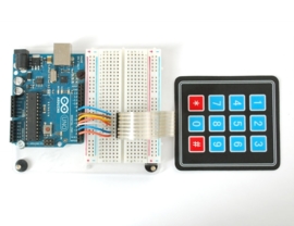 Membrane Matrix Keypad + extras - 3x4