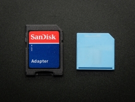 Black Shortening microSD adapter for Raspberry Pi & Macbooks : ID 1763 :  $5.95 : Adafruit Industries, Unique & fun DIY electronics and kits