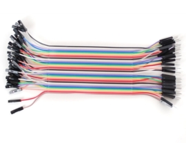Premium Female/Male `Extension` Jumper Wires - 40 x 6" (150mm)
