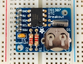 DS1307 Real Time Clock breakout board kit