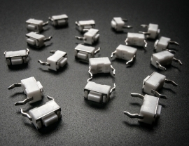 Tactile Switch Buttons (6mm slim) x 20 pack