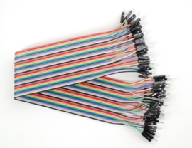 Premium Male/Male Jumper Wires - 40 x 12" (300mm)