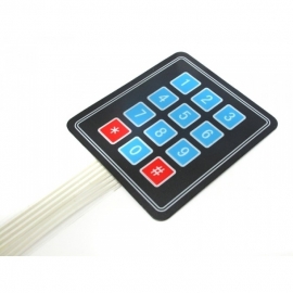 Membrane Matrix Keypad + extras - 3x4