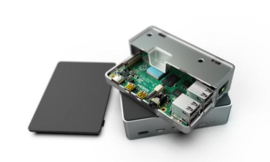 Flirc - Raspberry Pi 4 Case - Aluminium-Black