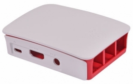 Official Raspberry Pi 3 Model B, 2 B, B+ Development Board Case, Red, White