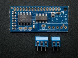 i2c / SPI character LCD backpack