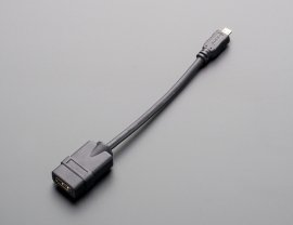 Micro-HDMI to HDMI Socket Adapter Cable