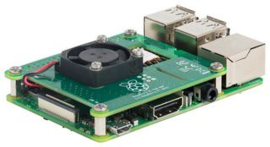 Add-On Board, Power over Ethernet (PoE) HAT for Raspberry Pi 3 Model B+