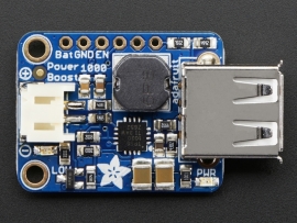 PowerBoost 1000 Basic - 5V USB Boost @ 1000mA from 1.8V+