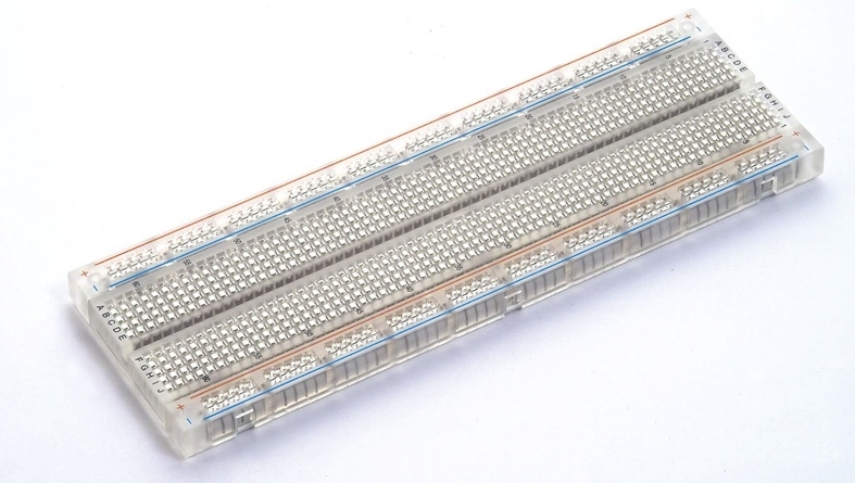 Clear breadboard with BB-Wiring kit