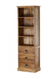 Boek kast Capri met deuren