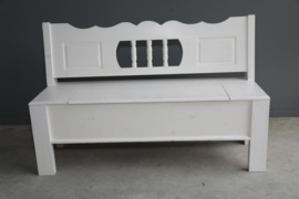 Klepbank zonder armleuning 140 cm model 3 spijl sier