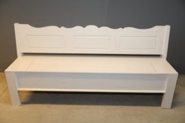 Klepbank zonder armleuning 190 cm model schuin