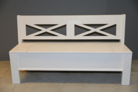 Klep bank 160 cm model kruis