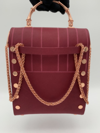 Handtas rose wine red messenger hand/cross body bag
