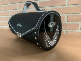 Handtas black mustang handbag