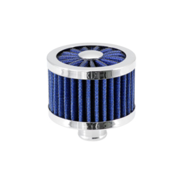 Performance breather filter blue