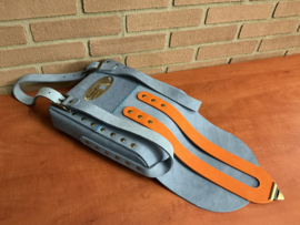 Gulf color schoudertas leer