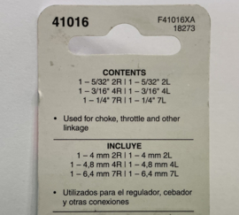 Retainer Clips, Linkage Style, Set of 6 Universal