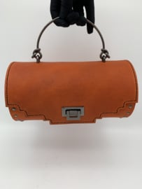 Handtas oranje  round handbag
