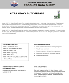 X-tra Heavy Duty Grease. 411 gram