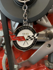Corvette 25 jaar sleutelhanger
