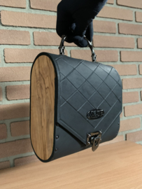 Handtas classic black handbag