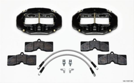 Wilwood 6 piston front 4 piston rear black caliper set compleet corvette
