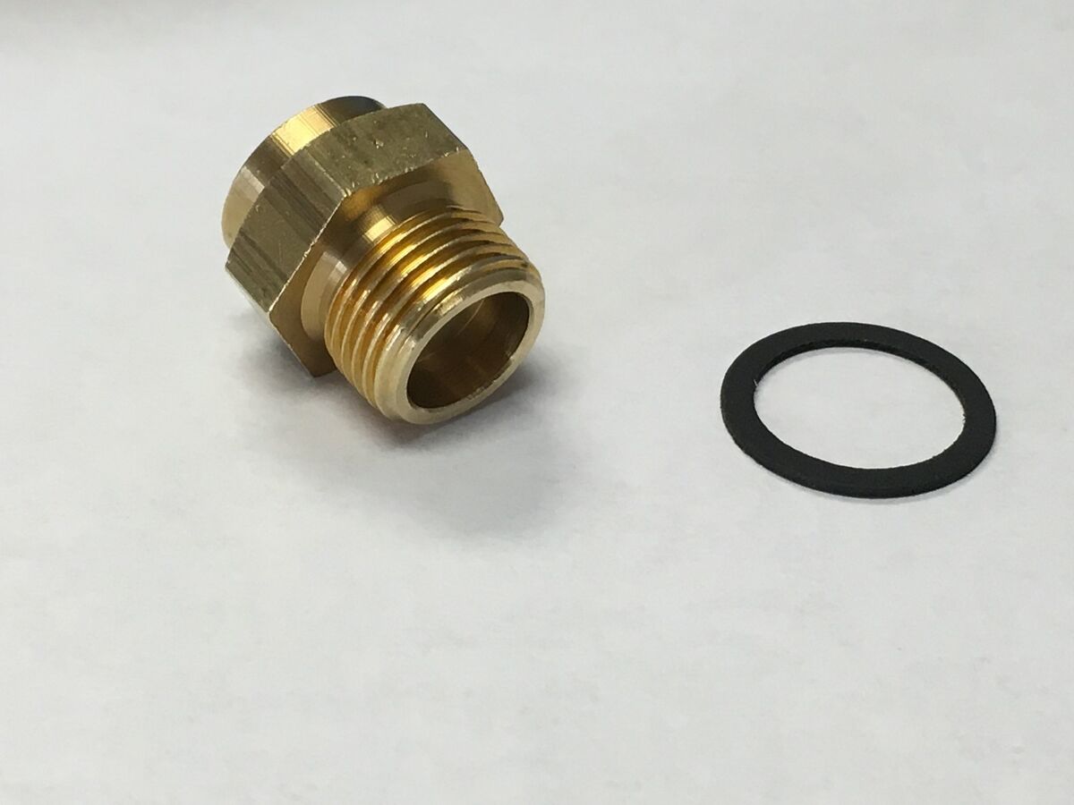 Rochester Carter 5/8-20 Brass Fuel Inlet Fitting 5/16" Inverted Flare