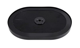 12 inch oval luchtfilter zwart/zwart