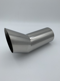 RVS uitlaat sierstuk DTM 3 inch mini