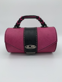 Handtas Hot pink round hand/schoulder bag