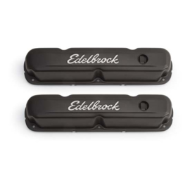 Ford FE 332-428 klepdeksels edelbrock zwart