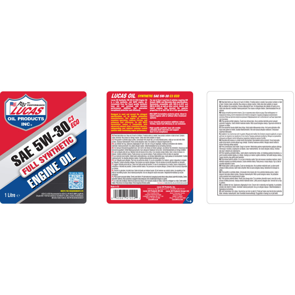 LUCAS OIL SYNTHETIC 5W-30 (1 liter)