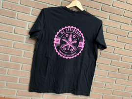 T-shirt american car parts / pink logo
