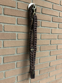 Lederen honden riem brown