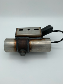 uitlaat klep 2,5 inch ( 63mm ) compleet met schakelaar