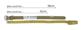 Hondenhalsband leer brown