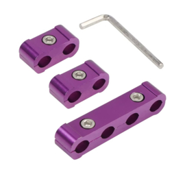 Aluminium bougiekabel houders div. Kleuren