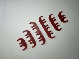 Bougiekabel houders rood 7/8 mm