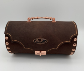 Handtas brown round handbag