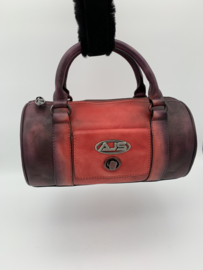 Handtas Red/wine round schoulder bag